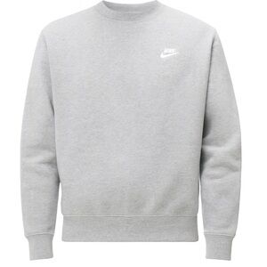 Nike Men's Light Gray Crewneck Sweater Mens Large